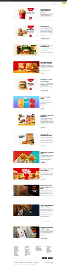 mcdonalds.com homepage screenshot